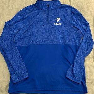 YMCA light weight long sleeve quarter zip